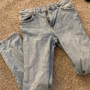 Zara Light Blue Straight Leg Jeans size 6